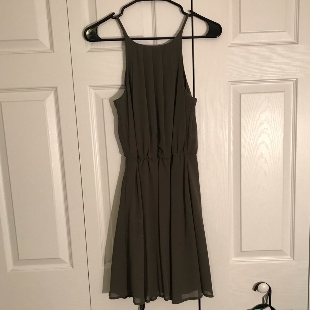 Francesca’s Olive Green Dress